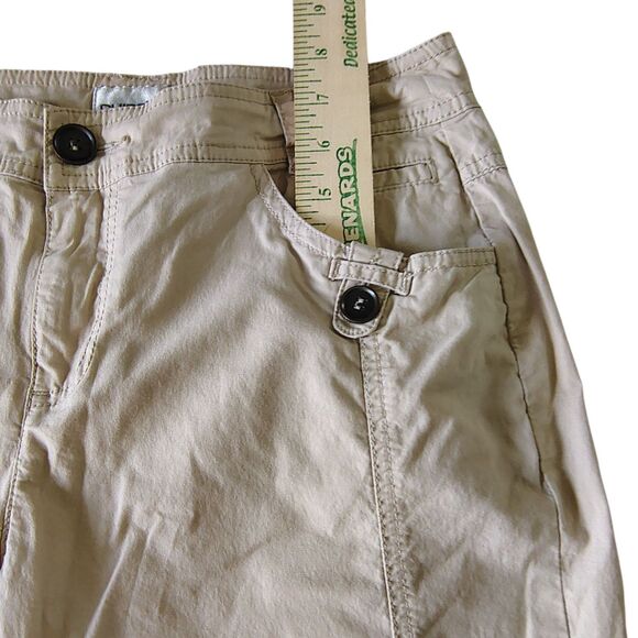 Chico's VTG Straight Leg Beige Stretch Mid-rise Capri Pants Size S/4 Women's - Picture 4 of 8